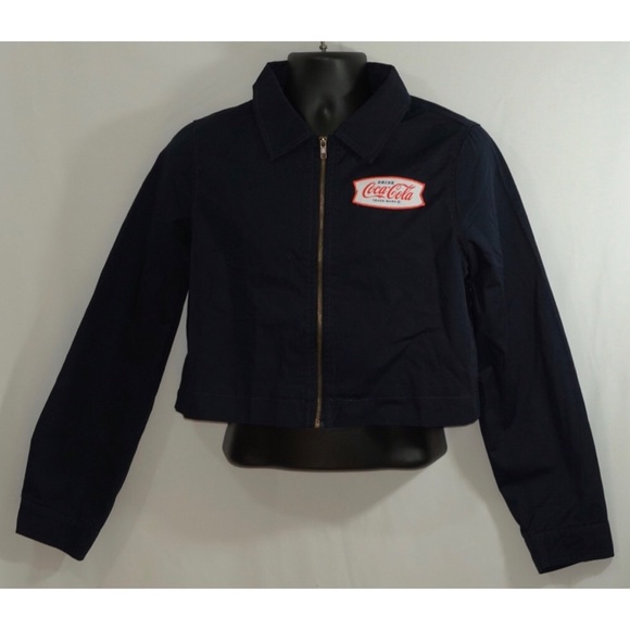 Coca Cola Cropped Bolero Full Zip Jacket L - Picture 2 of 9